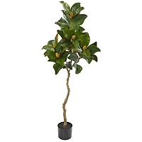 4.5ft. Potted Magnolia Artificial Tree