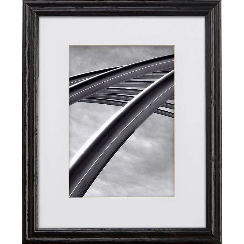 Craig Frames 4 Pack: Wiltshire 200 Ebony Picture Frame with Mat