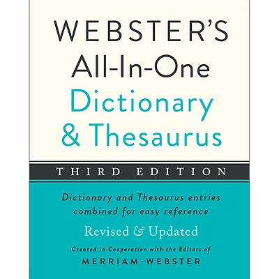 Federal Street Press Webster's All-in-One Dictionary & Thesaurus, Third Edition