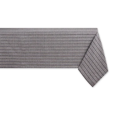DII® Black Farmhouse Gingham Tablecloth