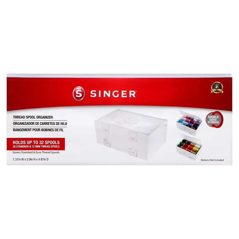 SINGER® Double-Sided Thread Spool Organizers, 3ct.
