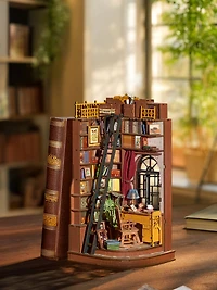 Rolife® Silent Corner Study DIY Book Nook Shelf Insert Kit