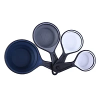 Navy Silicone Measuring Cup Set by Makery®