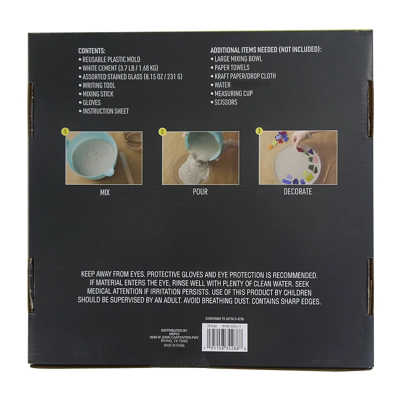 10" Heart Stepping Stone Kit by Make Market®