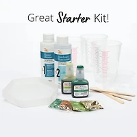 Mod Podge® & Gold Do-It-Yourself Hexagon Coaster Kit