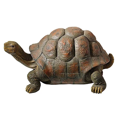 Design Toscano 26" Brown Tortoise Pond Statue