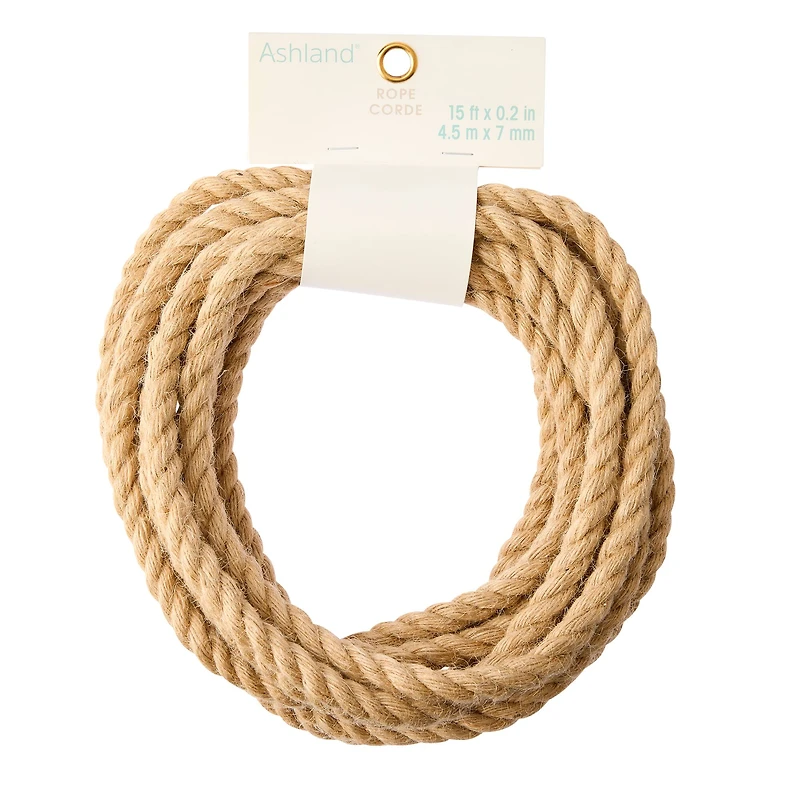 12 Pack: 15ft. Natural Jute Rope by Ashland™
