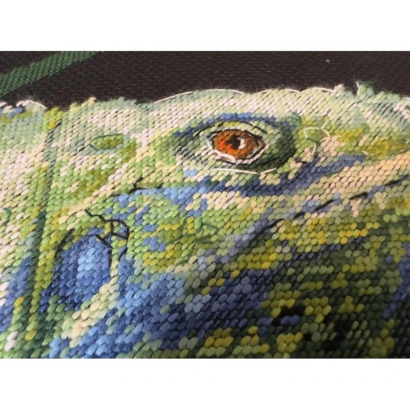 RIOLIS Iguana Counted Cross Stitch Kit 