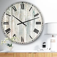 Designart 'A Woodland Walk Into The Forest Iii Traditional Wall Clock