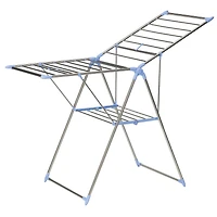 Household Essentials Gullwing Stainless Steel Folding Clothes Drying Rack
