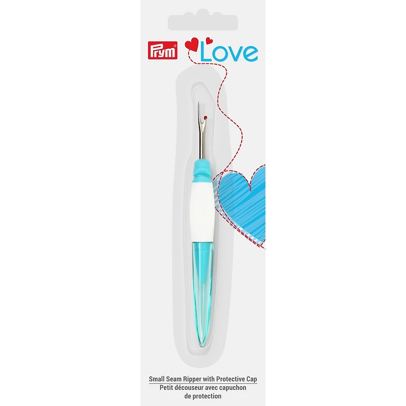Prym® Love 5" Turquoise Seam Ripper with Protective Cap
