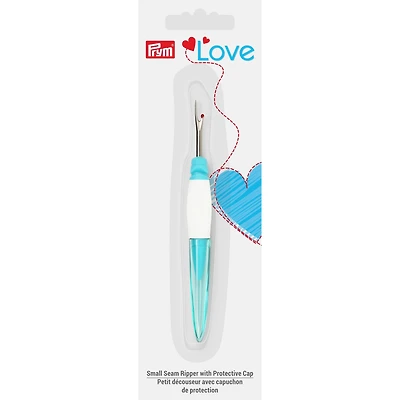 Prym® Love 5" Turquoise Seam Ripper with Protective Cap