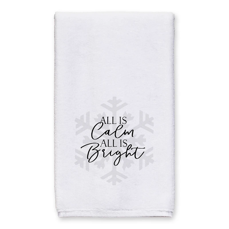 All is Calm All is Bright Tea Towels - Set of 2