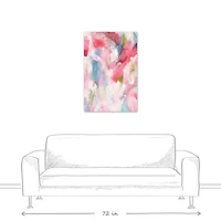 Bright Bold Blotches 24" x 36" Canvas Wall Art