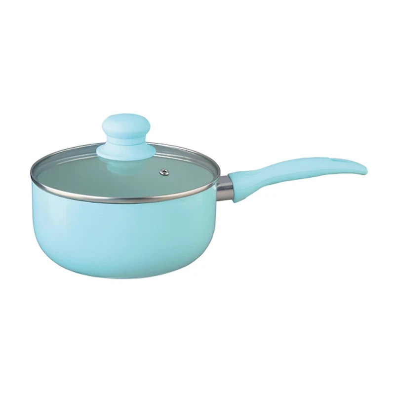 Brentwood Blue 7-Piece Aluminum Non-Stick Cookware Set