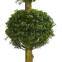 6ft. Potted 4 Tier Ball Boxwood Topiary Tree