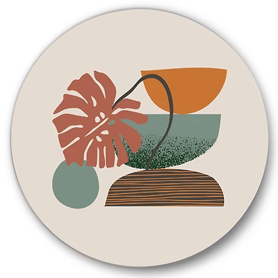 Designart - Colorful Geometric Abstract Art Collage III