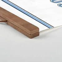 Good Great Dad Teak Hanging Canvas