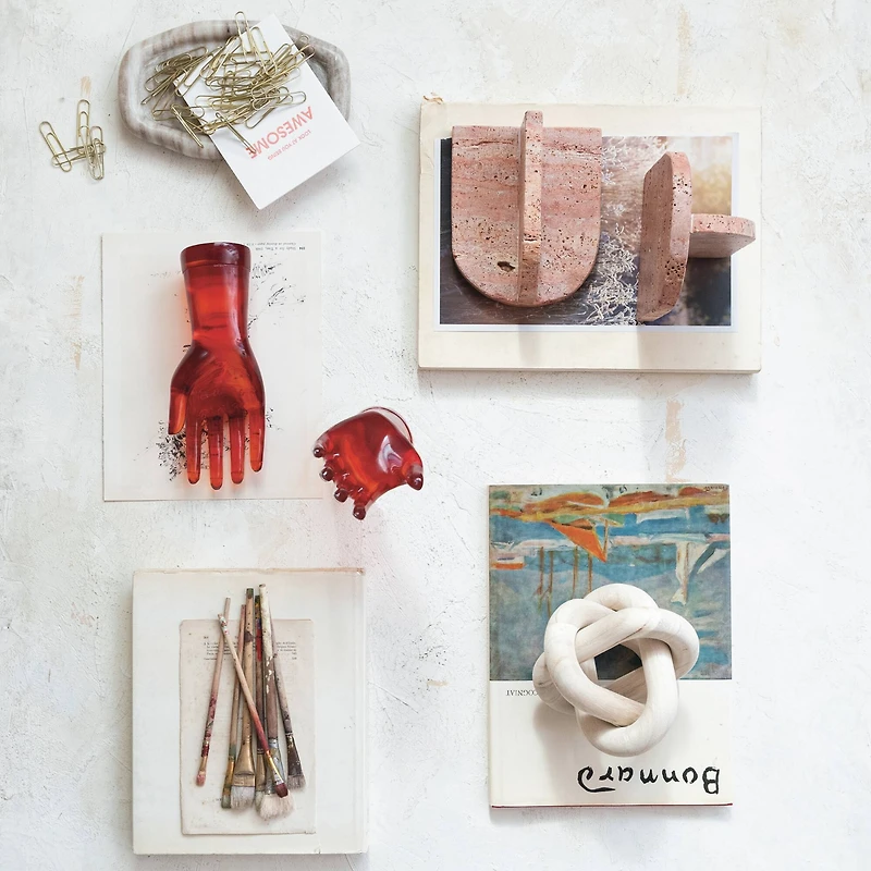 Hello Honey® 5.75" Rustic Pine Wood Chain Link Décor