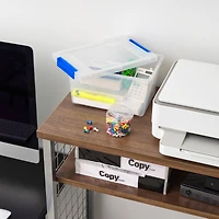 Iris® 4.3 qt. Clear Latching Storage Totes, 6 Ct.