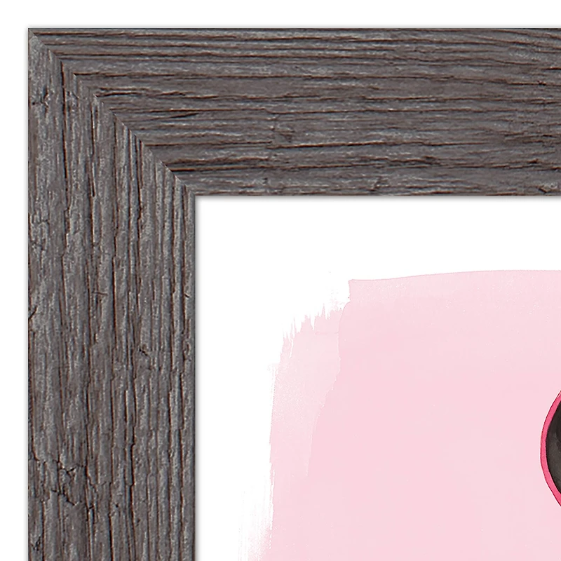 Live Simple Love Chocolate Western Gray Framed Print