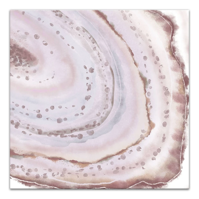 Blush Geode 24" x 24" Canvas Wall Art