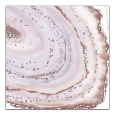 Blush Geode 24" x 24" Canvas Wall Art