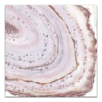 Blush Geode 24" x 24" Canvas Wall Art