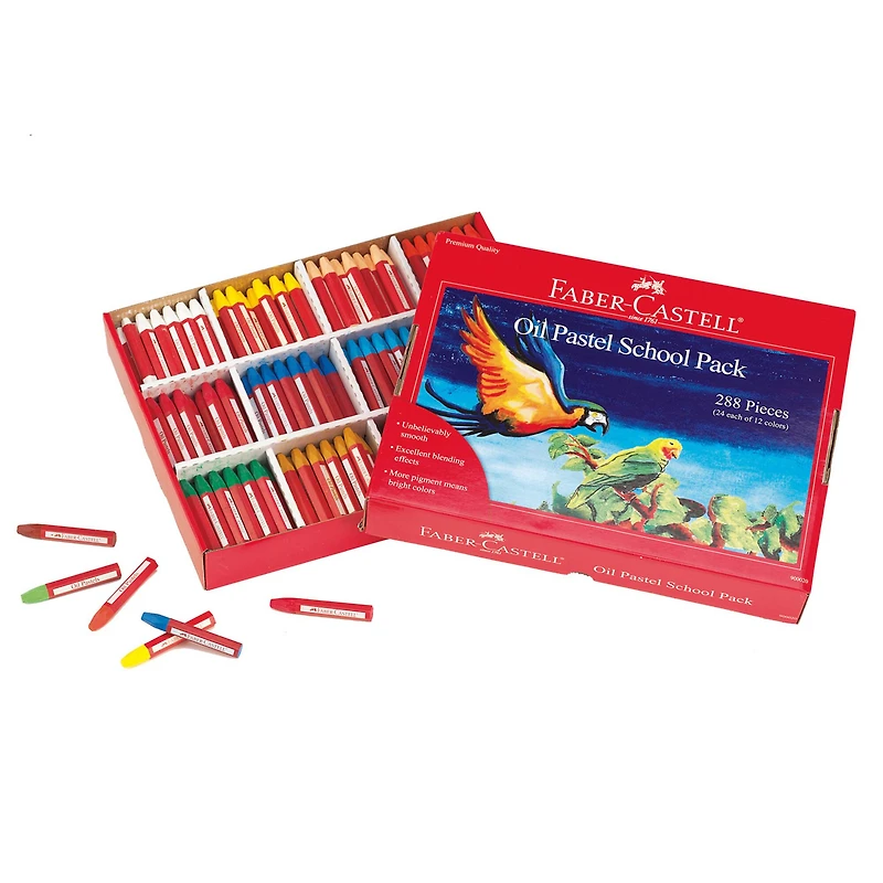 Faber-Castell® 288-Piece Oil Pastels School Pack