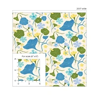 Elana Gabrielle Nasturtiums Floral Peel & Stick Wallpaper