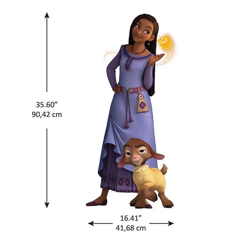 RoomMates Disney® Wish Asha & Valentino Giant Wall Decal Set