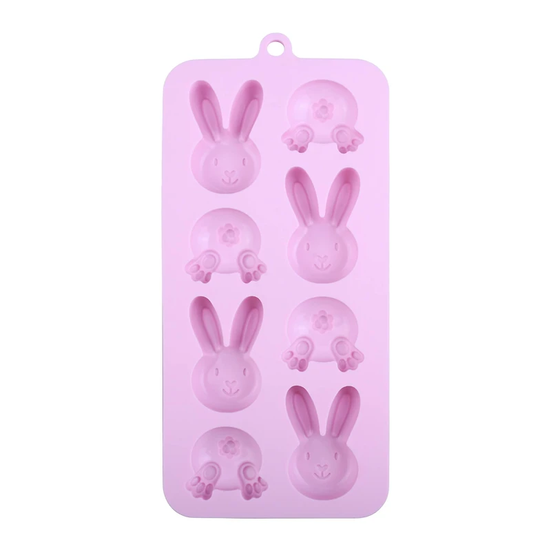 Easter Bunny Heads & Tails Silicone Candy Mold by Makery™