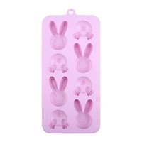 Easter Bunny Heads & Tails Silicone Candy Mold by Makery™