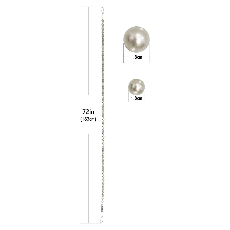 6ft. Pearl Beaded Garland by Ashland®