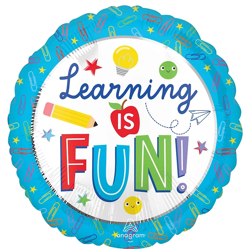 17" Learning is Fun Foil Balloon