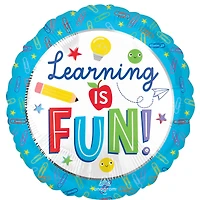 17" Learning is Fun Foil Balloon