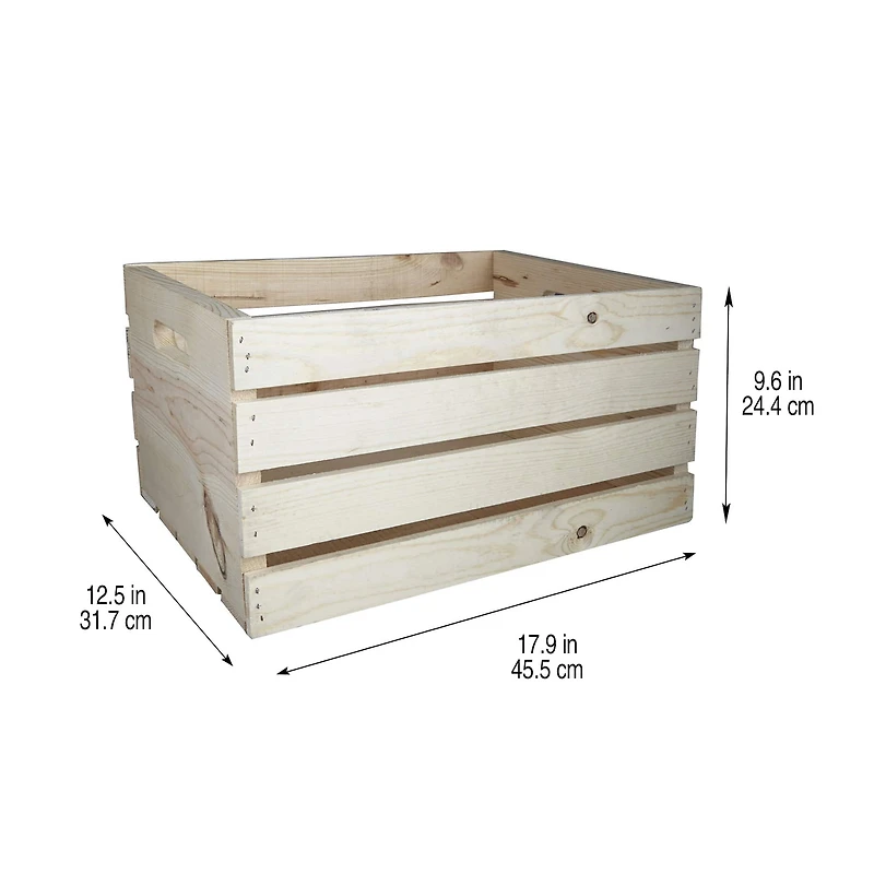 18" Wood Crate by Make Market®