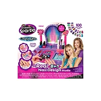 Cra-Z-Art Shimmer 'N Sparkle Crazy Lights The Real 8-in-1 Nail Design Studio