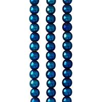 12 Pack: Iris Blue Round Glass Beads, 8mm by Bead Landing™