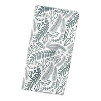 Green Winter Pattern 10" x 10" Cotton Twill Napkin