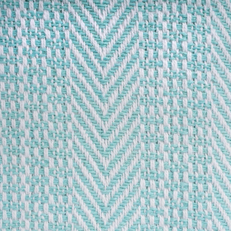 DII® Aqua Herringbone Stripe Throw