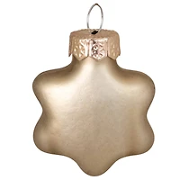 Whitehurst 56ct. 2" Matte Gold Glass Star Ornaments