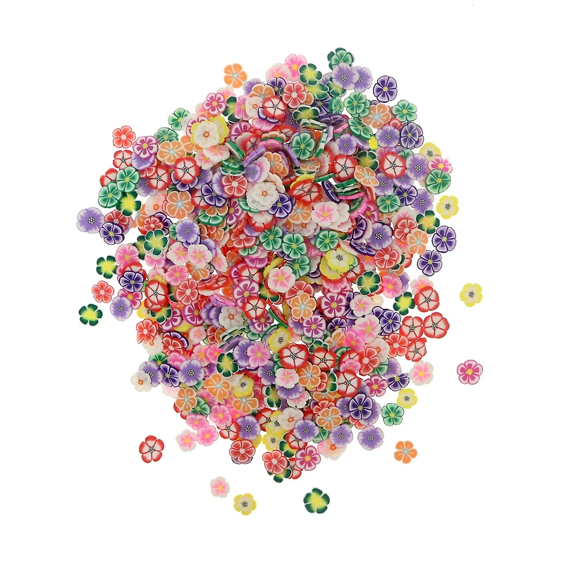 Summer Flower Shaped Clay Glitter by Creatology™