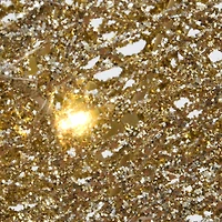 34" Santa & Reindeer Pulling Sleigh, Clear Lights