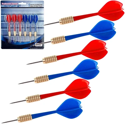 Toy Time Steel Tip Dart Set, 6ct.