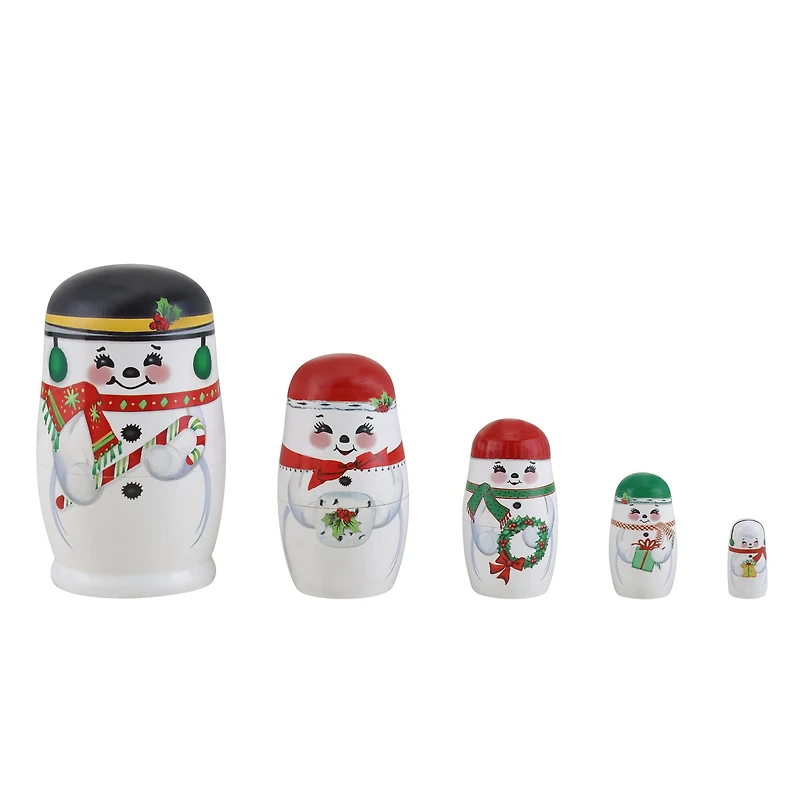 Mr. Christmas Nesting Snowman Family Set