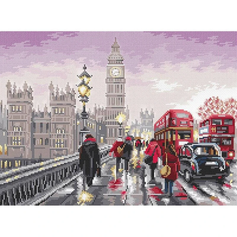 LetiStitch Westminster Bridge Counted Cross Stitch Kit