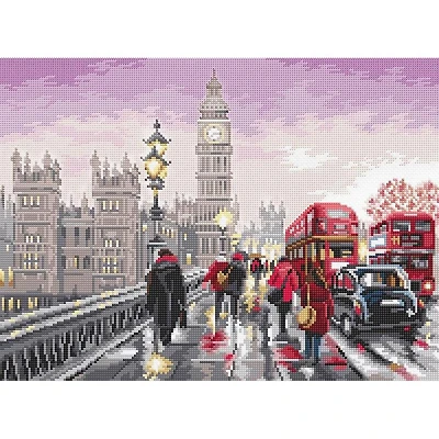 LetiStitch Westminster Bridge Counted Cross Stitch Kit