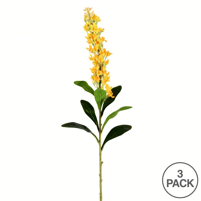 Yellow Hyacinth Stem, 3ct.