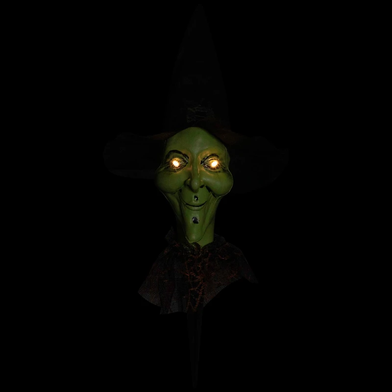 Smirking Witch Halloween Pathway Markers Set, 3ct.